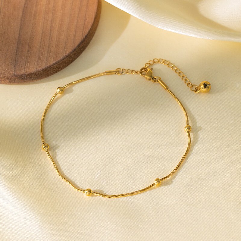 Nebora Bead Anklet - Glitze Accessories