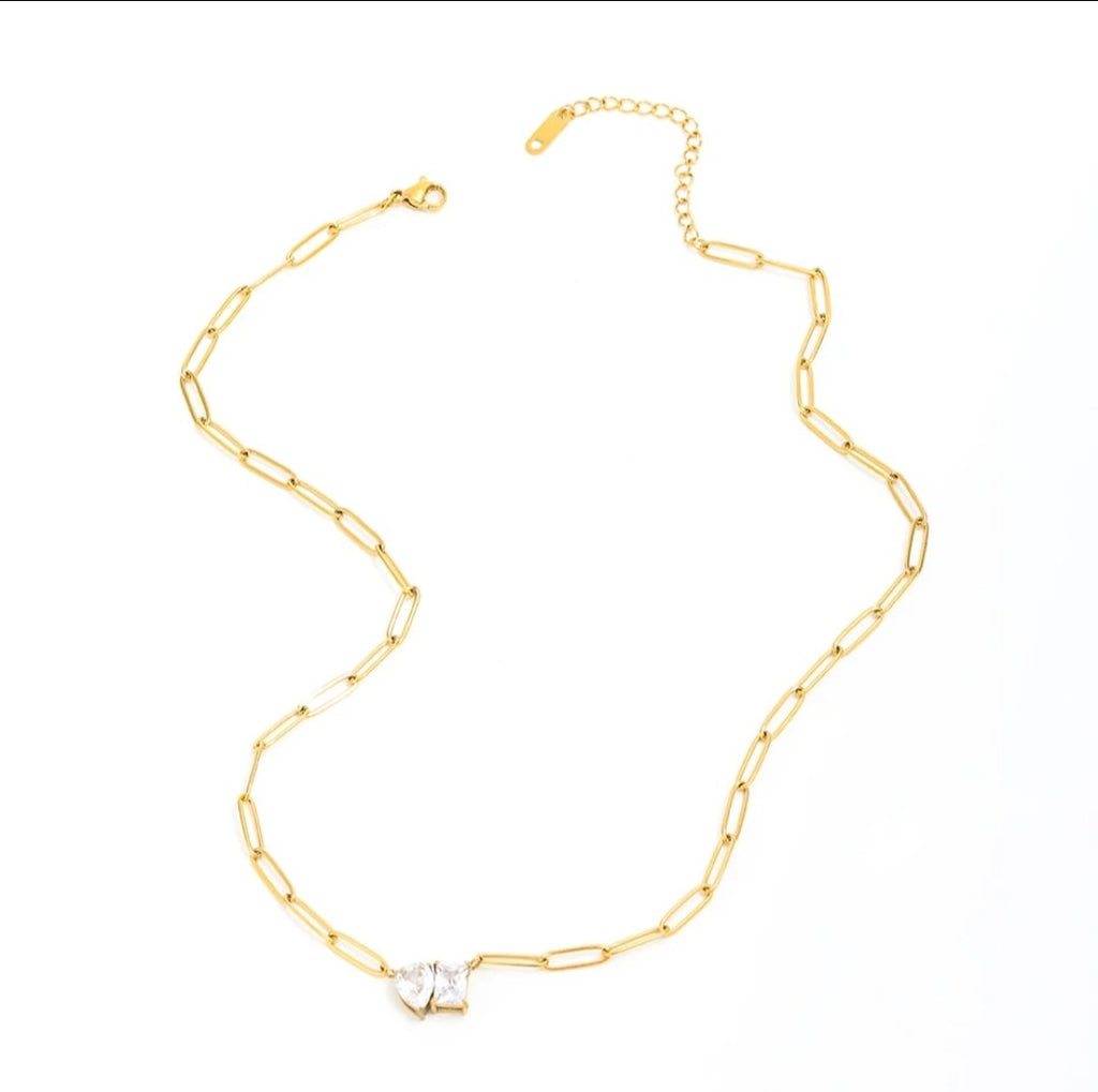 Toi Et Moi Necklace - Glitze Accessories