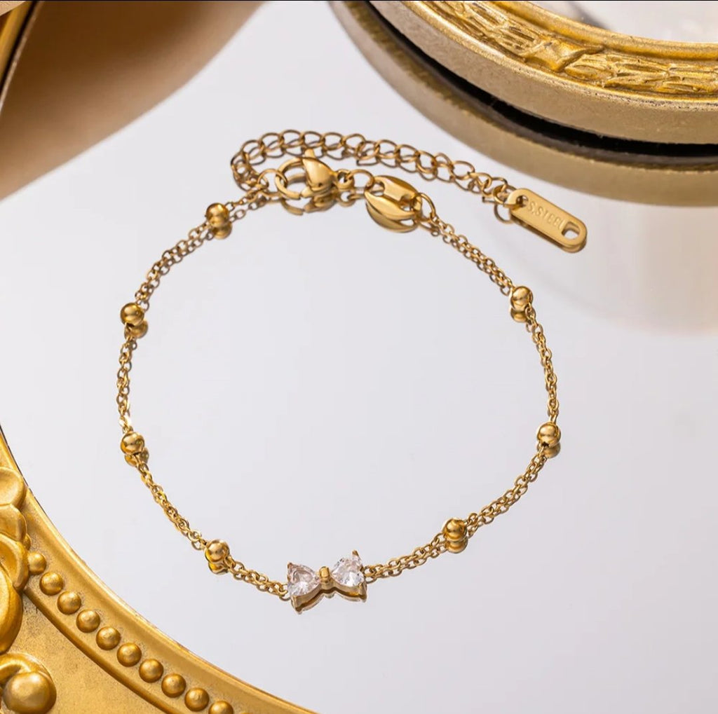Seraphic Bow Bracelet - Glitze Accessories