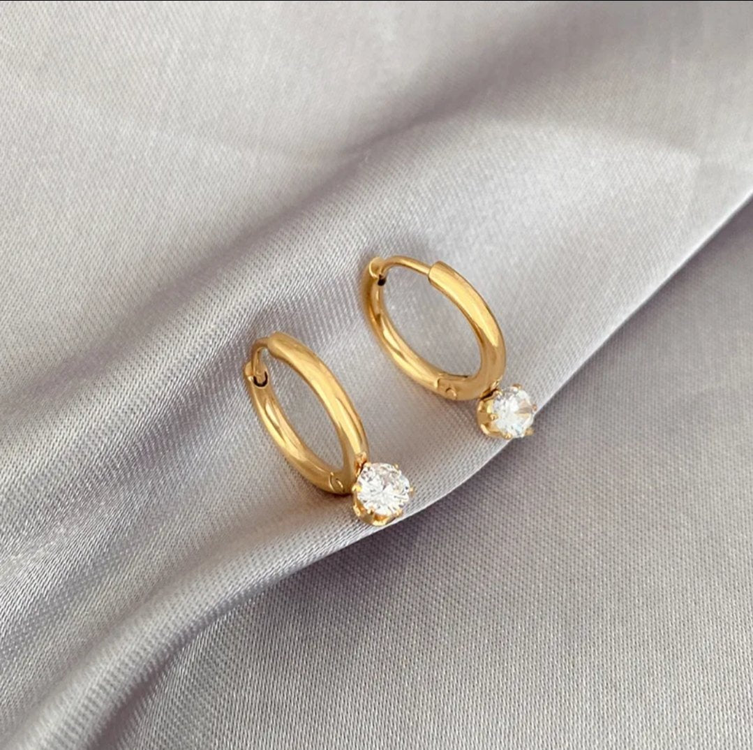 Euphoria Earrings - Golden - Glitze Accessories