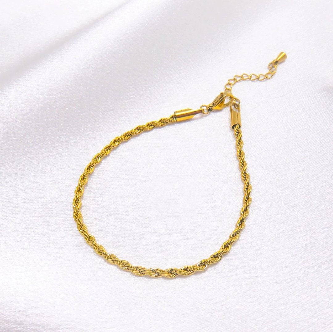 Rope Chain Anklet - Glitze Accessories