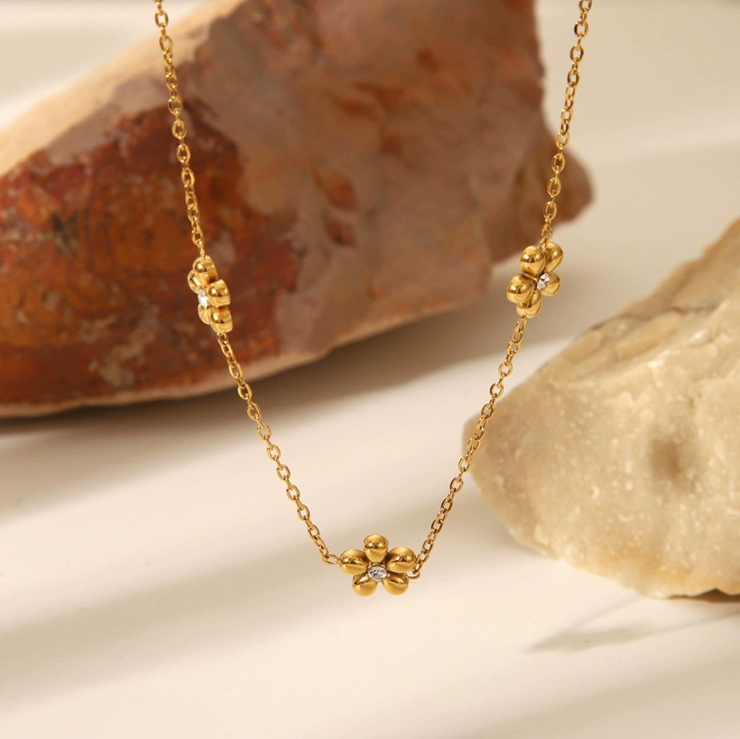 Zica Flora Necklace - Glitze Accessories