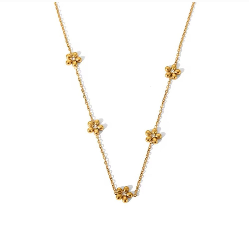 Zica Flora Necklace - Glitze Accessories