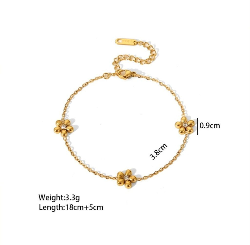 Zica Flora Bracelet - Glitze Accessories