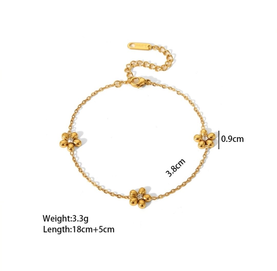 Zica Flora Bracelet - Glitze Accessories