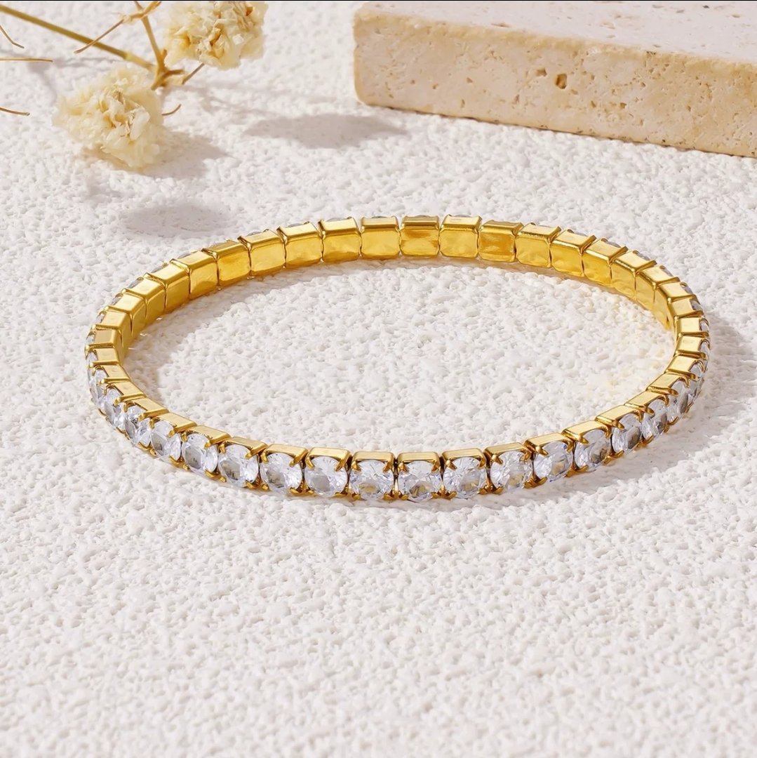 Tennis Bracelet - Adjustable - Glitze Accessories