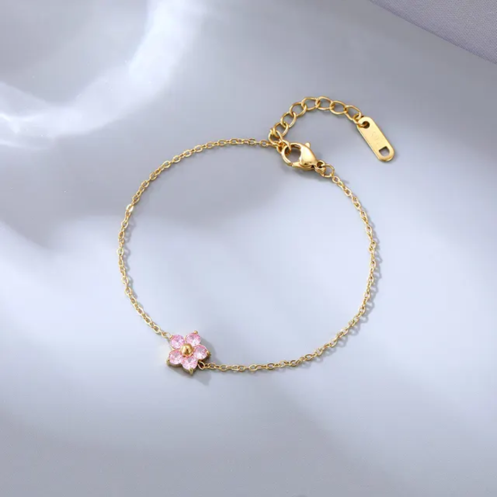 Fioren Bracelet - Pink - Glitze Accessories
