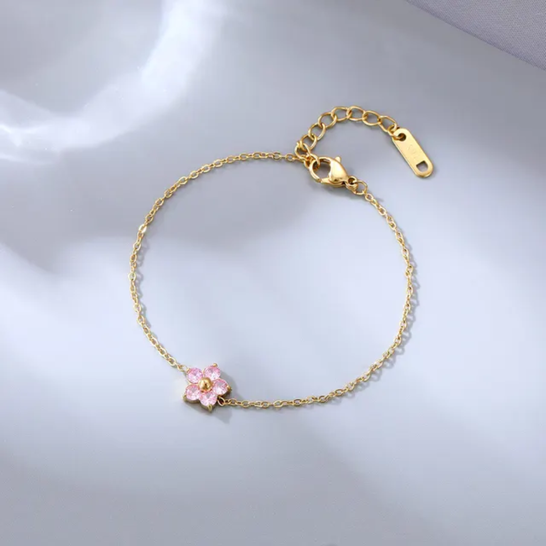 Fioren Bracelet - Pink - Glitze Accessories