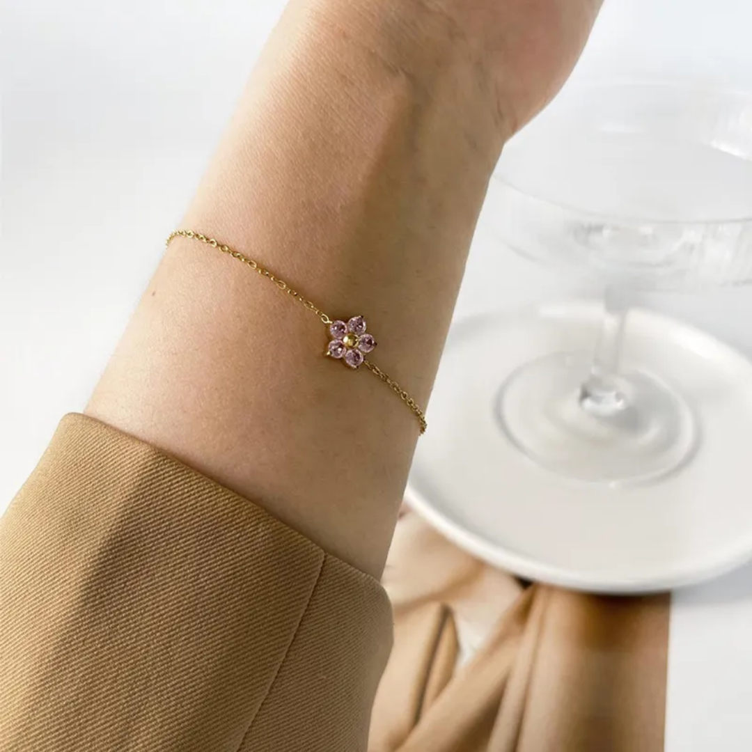Fioren Bracelet - Purple - Glitze Accessories