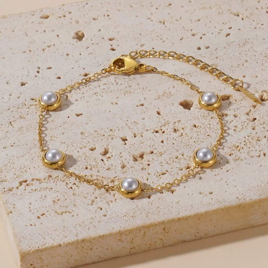 Ivory (Necklace, Bracelet & Ear Rings) - Glitze Accessories