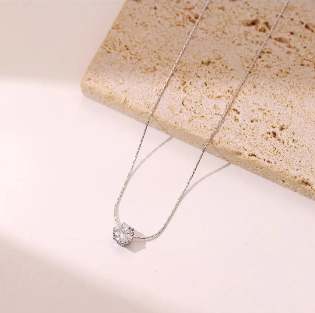 Euphoria Necklace - Silver - Glitze Accessories