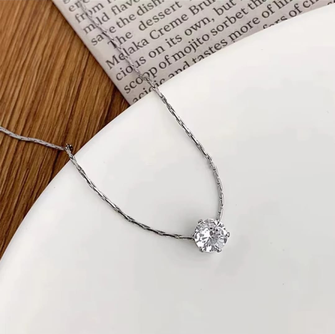 Euphoria Necklace - Silver - Glitze Accessories