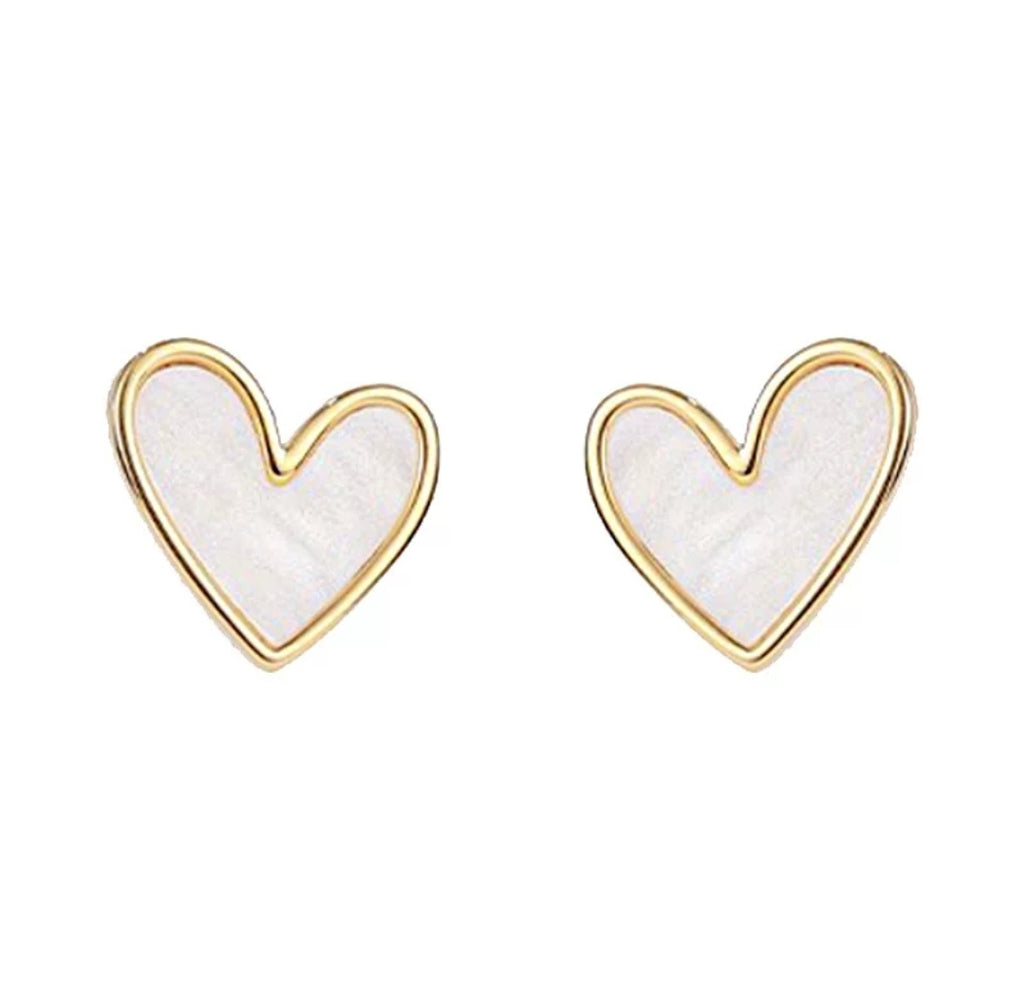 Sora earrings - White - Glitze Accessories