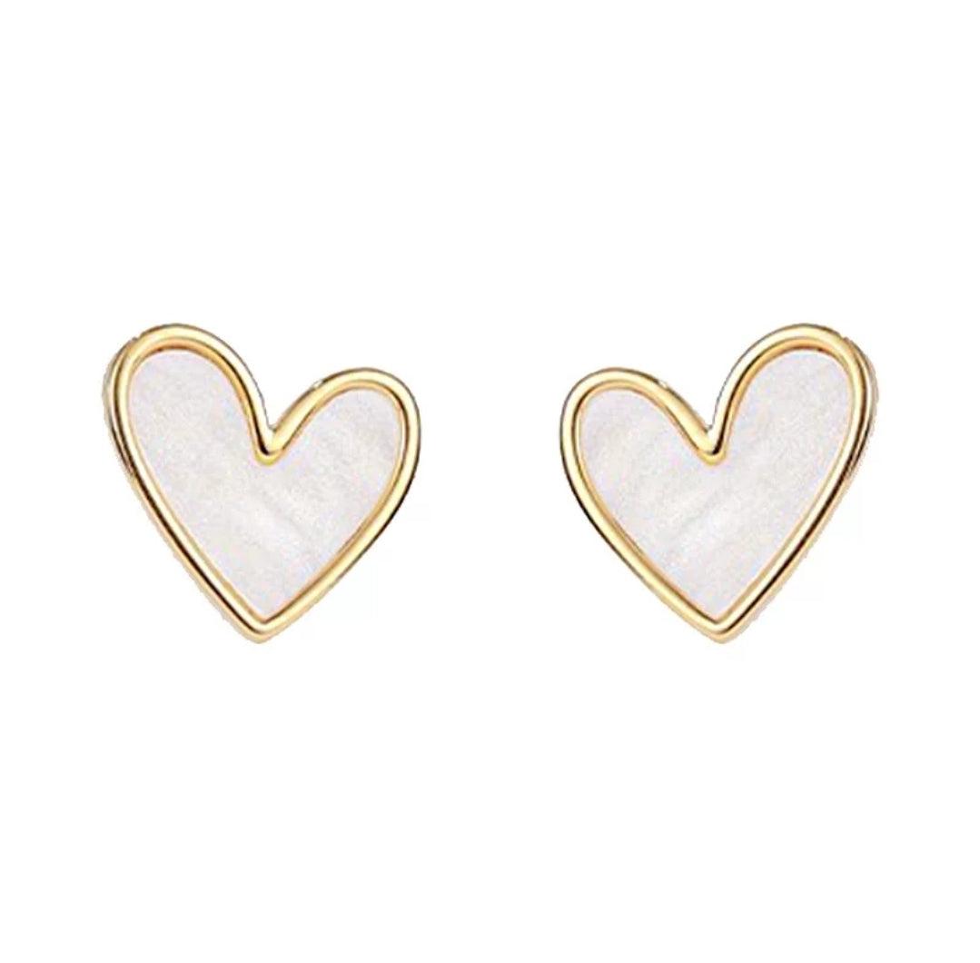 Sora earrings - White - Glitze Accessories