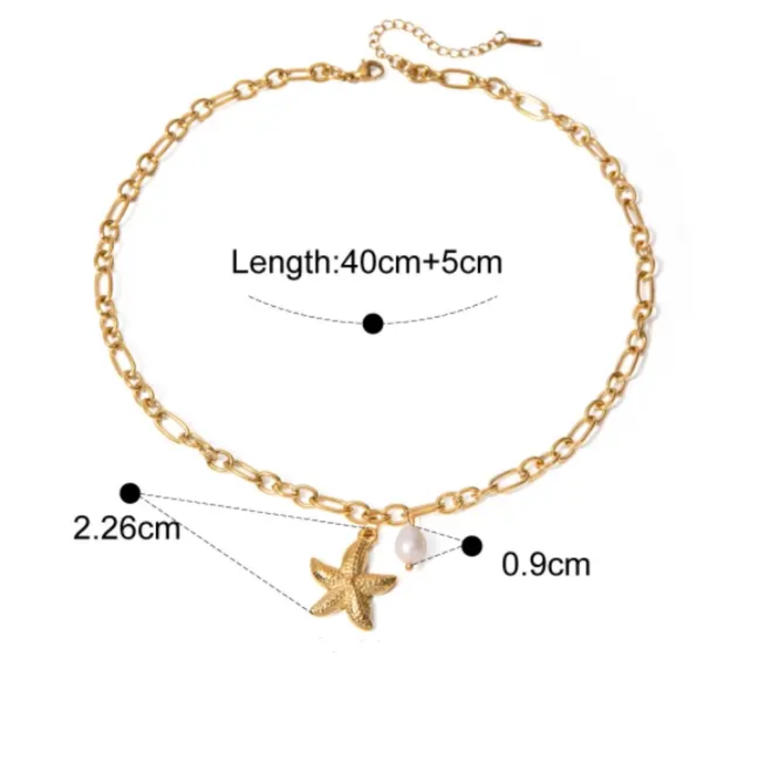 Simple Marvyn Necklace by Glitze Accessories featuring a sleek, minimalistic design in silver with a delicate chain.