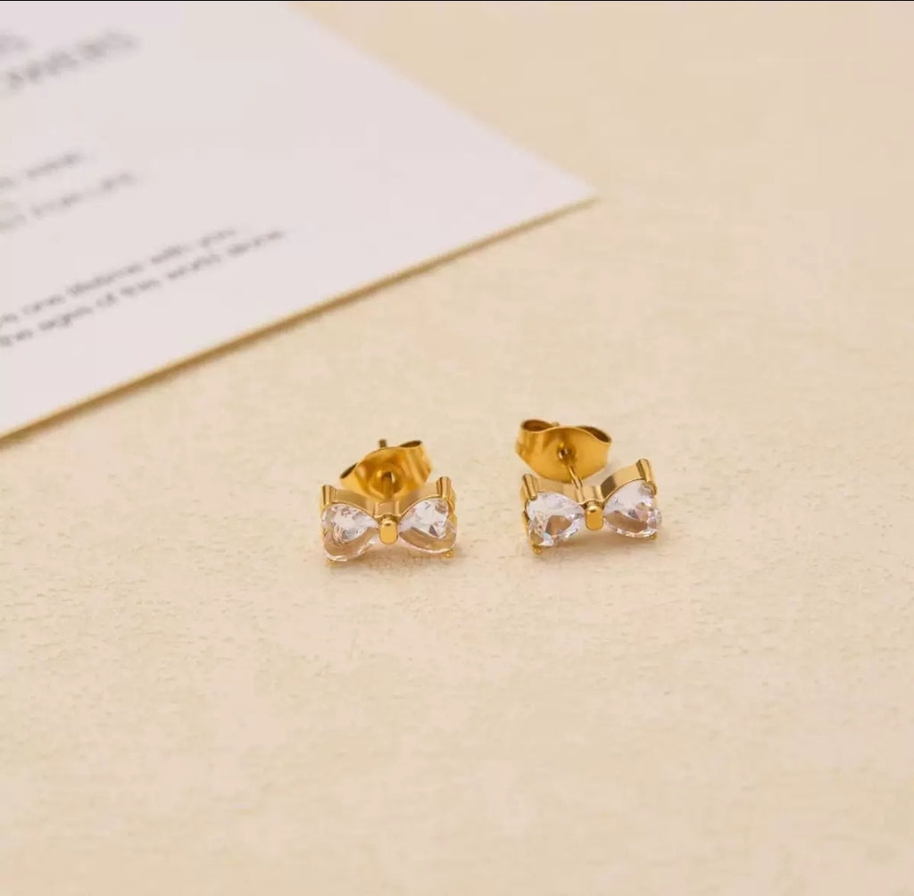 Seraphic Bow earrings - Glitze Accessories