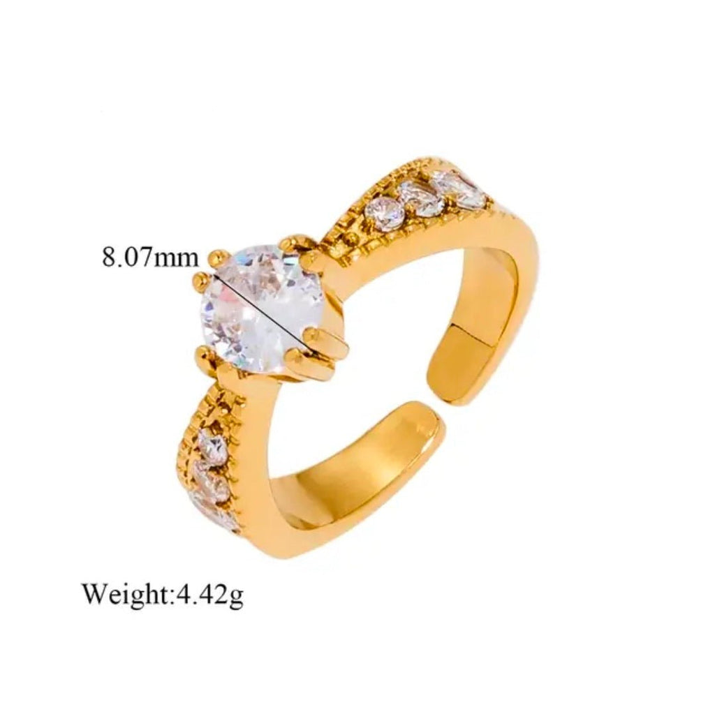 Glitze Accessories Utopia jewelry piece with intricate design and sparkling details, displayed on a neutral background