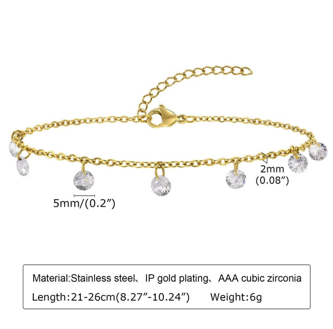 Glimmist - Anklet - Glitze Accessories