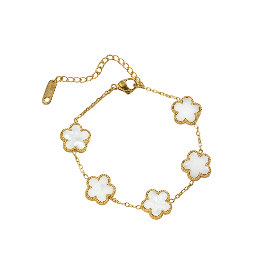 Clover - White - Glitze Accessories