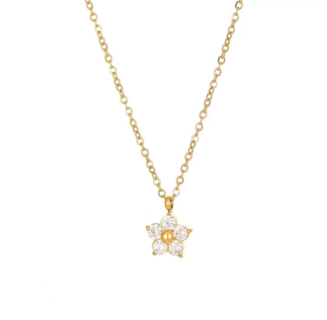 Fioren Necklace - White - Glitze Accessories