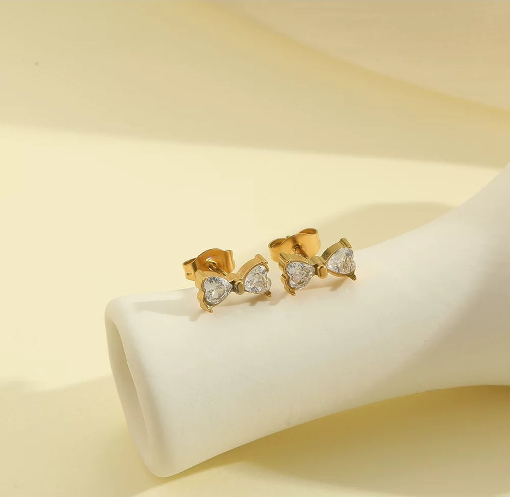Seraphic Bow earrings - Glitze Accessories