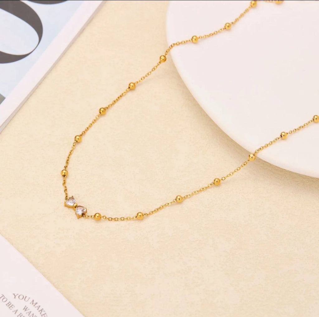 Seraphic Bow Necklace - Glitze Accessories