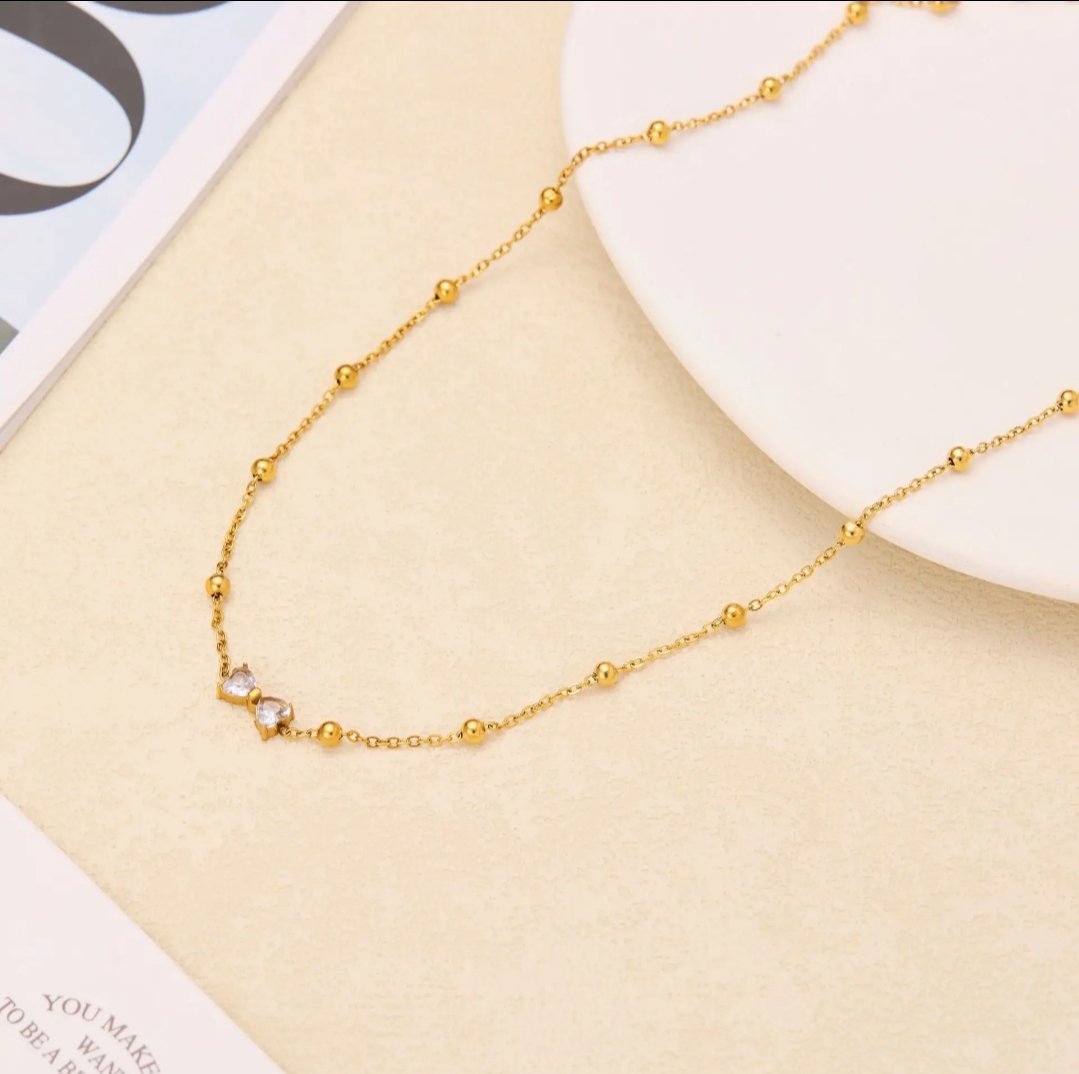 Seraphic Bow Necklace - Glitze Accessories