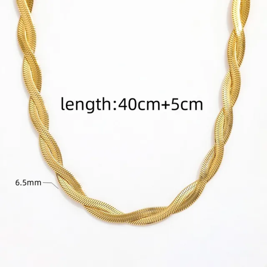 Velvet Twist Necklace - Glitze Accessories