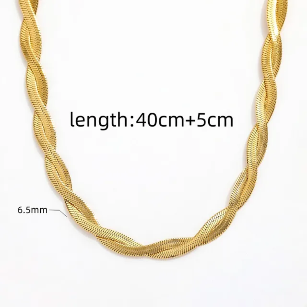 Velvet Twist Necklace - Glitze Accessories