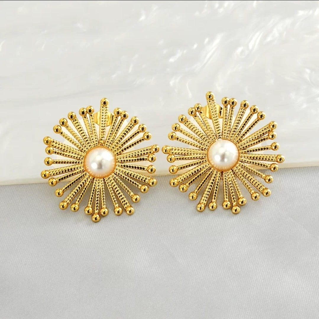 Sunflower earrings - Glitze Accessories