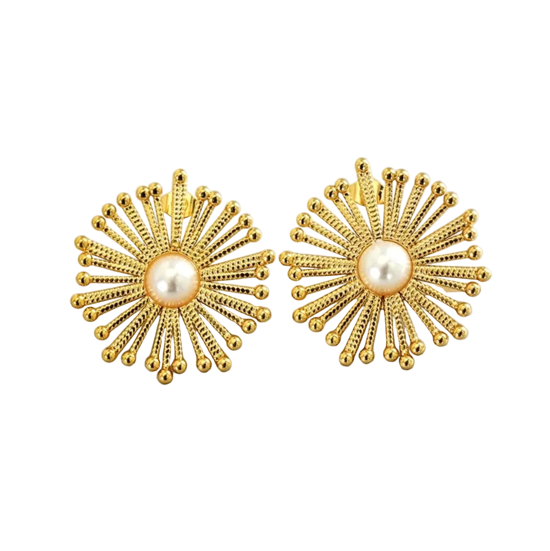 Sunflower earrings - Glitze Accessories